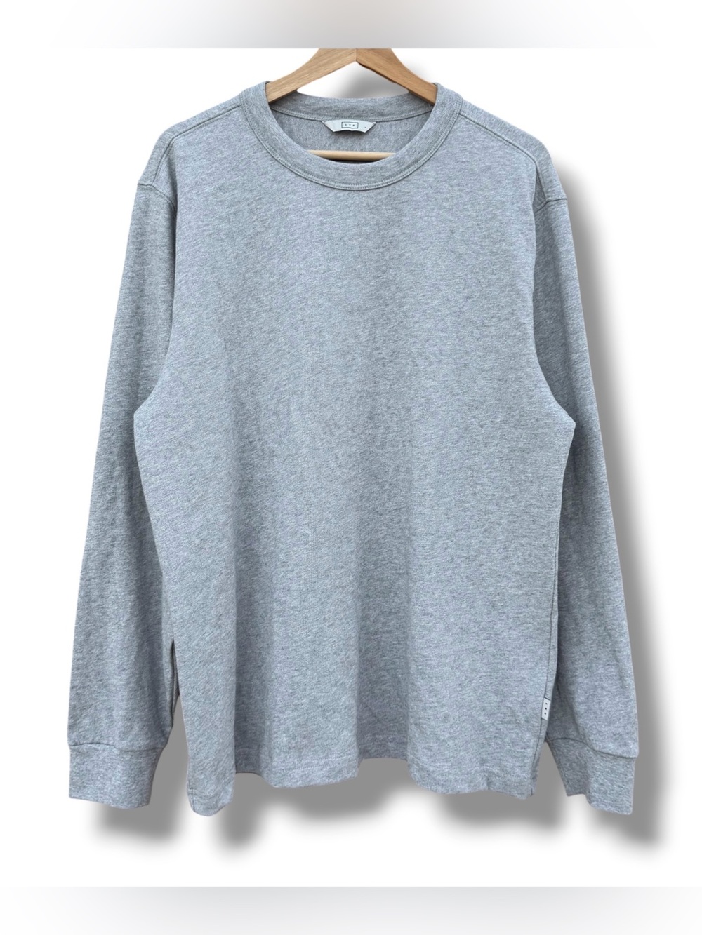 AYR The Heavy O Long Sleeve T-Shirt Gray Men’s Size Large
